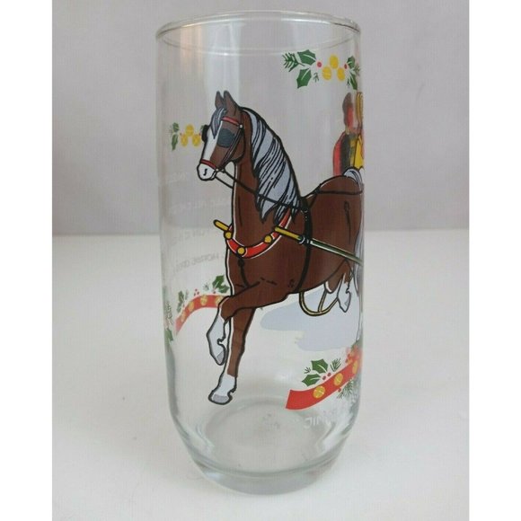 Vintage 1984 Pepsi Christmas Collection "Jingle Bells"  Drinking Glass - Picture 2 of 7